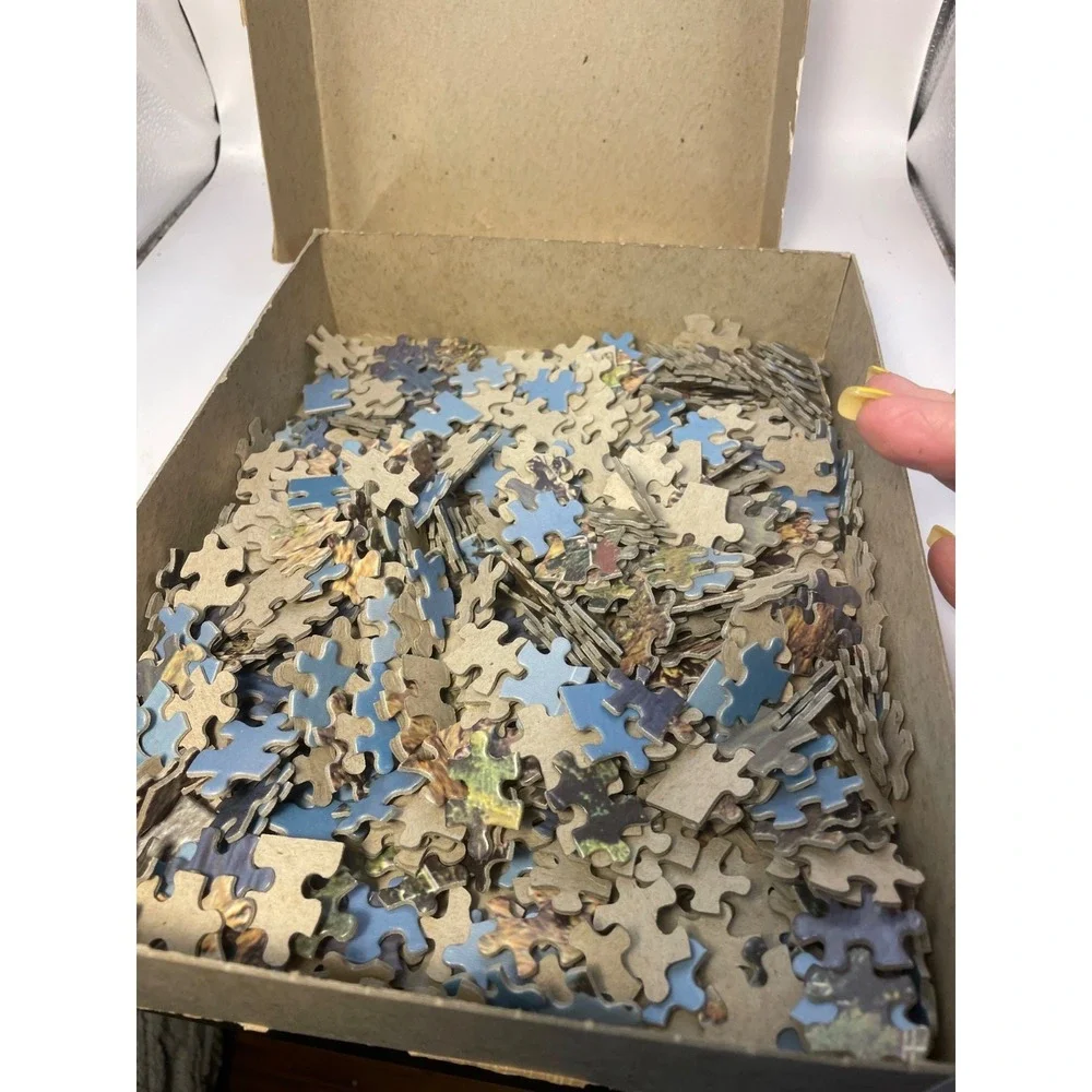 Vtg Whitman Puzzle 600 pieces lighthouse Maine 16x 20
